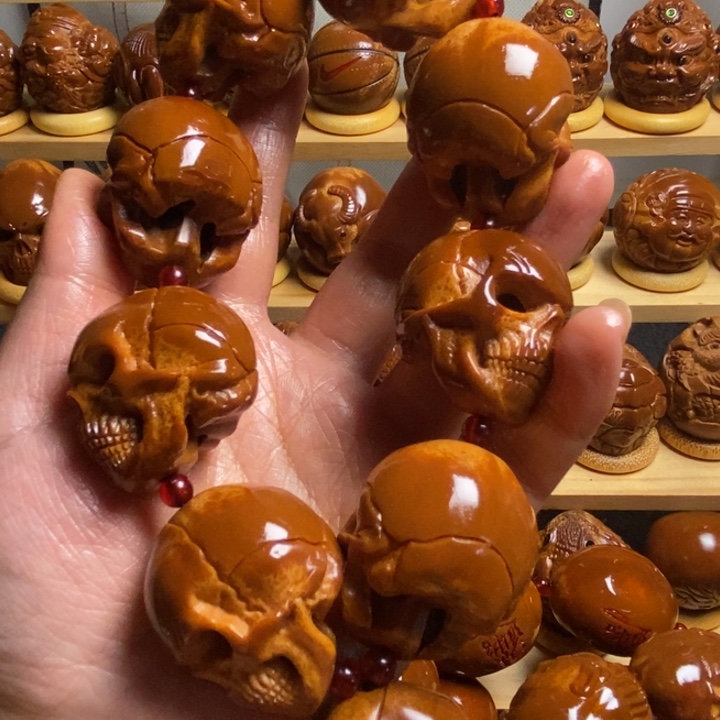 *****橄榄核把件巴西进口大橄榄路路通