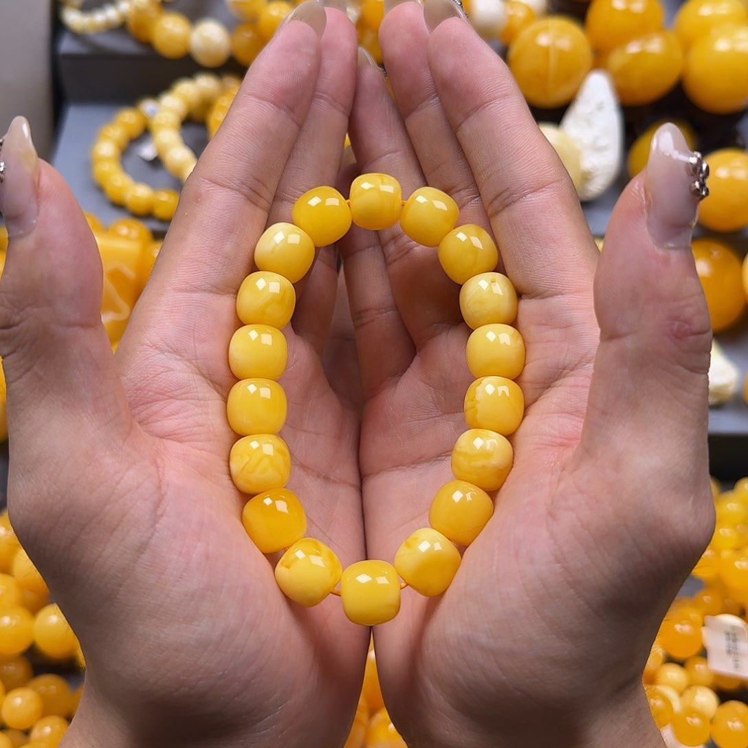 未镶嵌蜜蜡珠宝奇石同料13mm