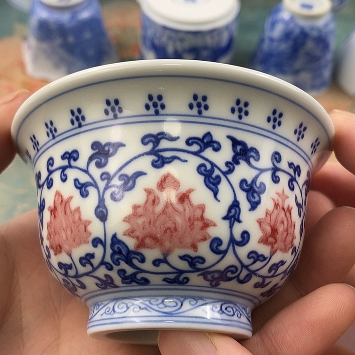 杯现代景德镇全手工全手绘茶具1688888