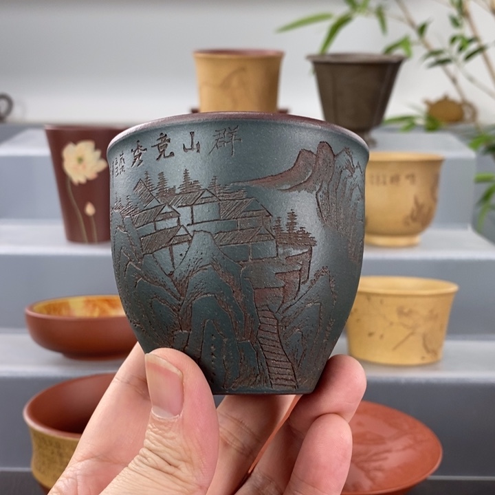宜兴紫砂手工主人杯