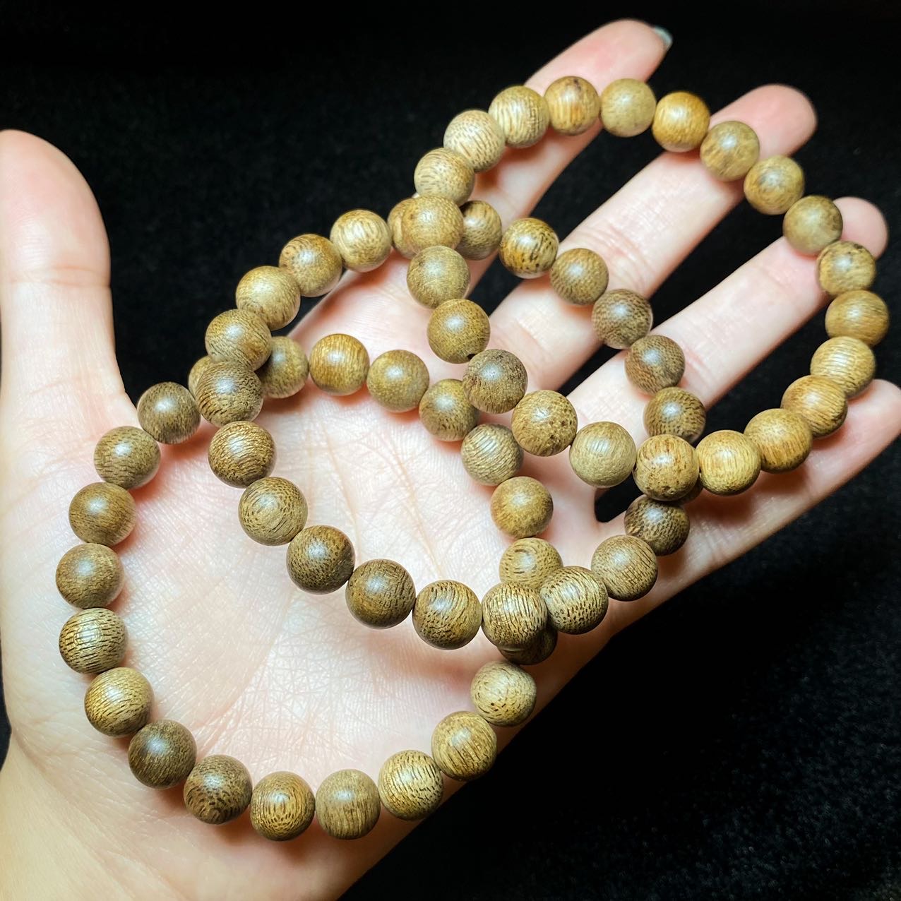 【刘云天专属】 YT500-沉香单圈手串-多样性发一件-8.5mm+-（17）