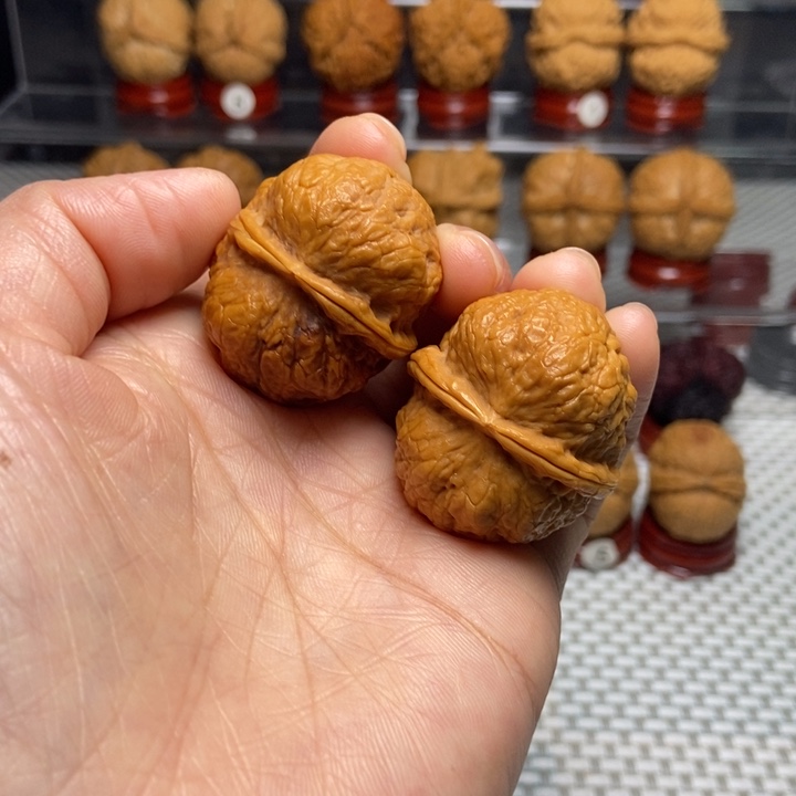 文玩核桃把件12蟒纹元宝蟾