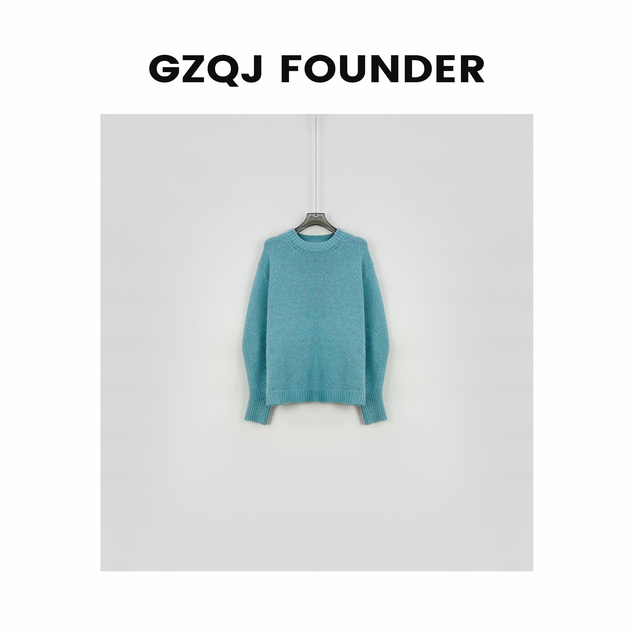 老琴私服【彩虹糖】时尚百搭圆领宽松秋冬新款毛衣 322-2023