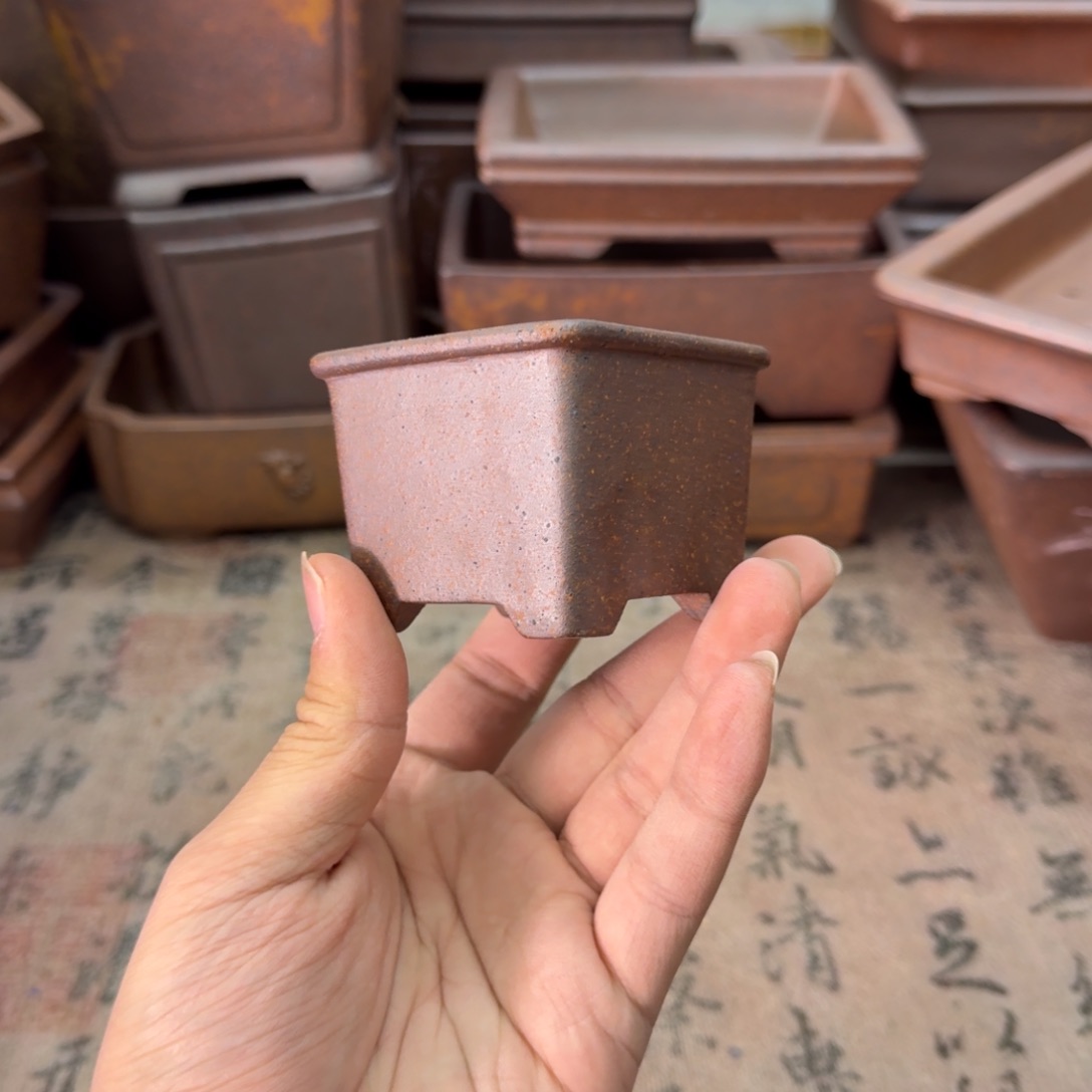 紫砂花盆89号宜兴紫砂正品5x4