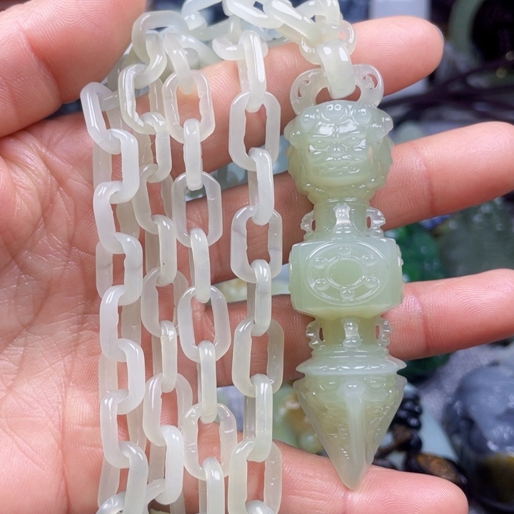 和田玉手链未镶嵌