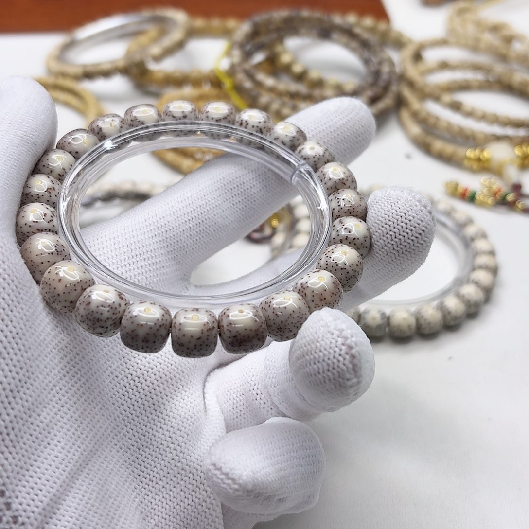 星月菩提吊坠6梵天糯冰月留白针尖星10左右单圈