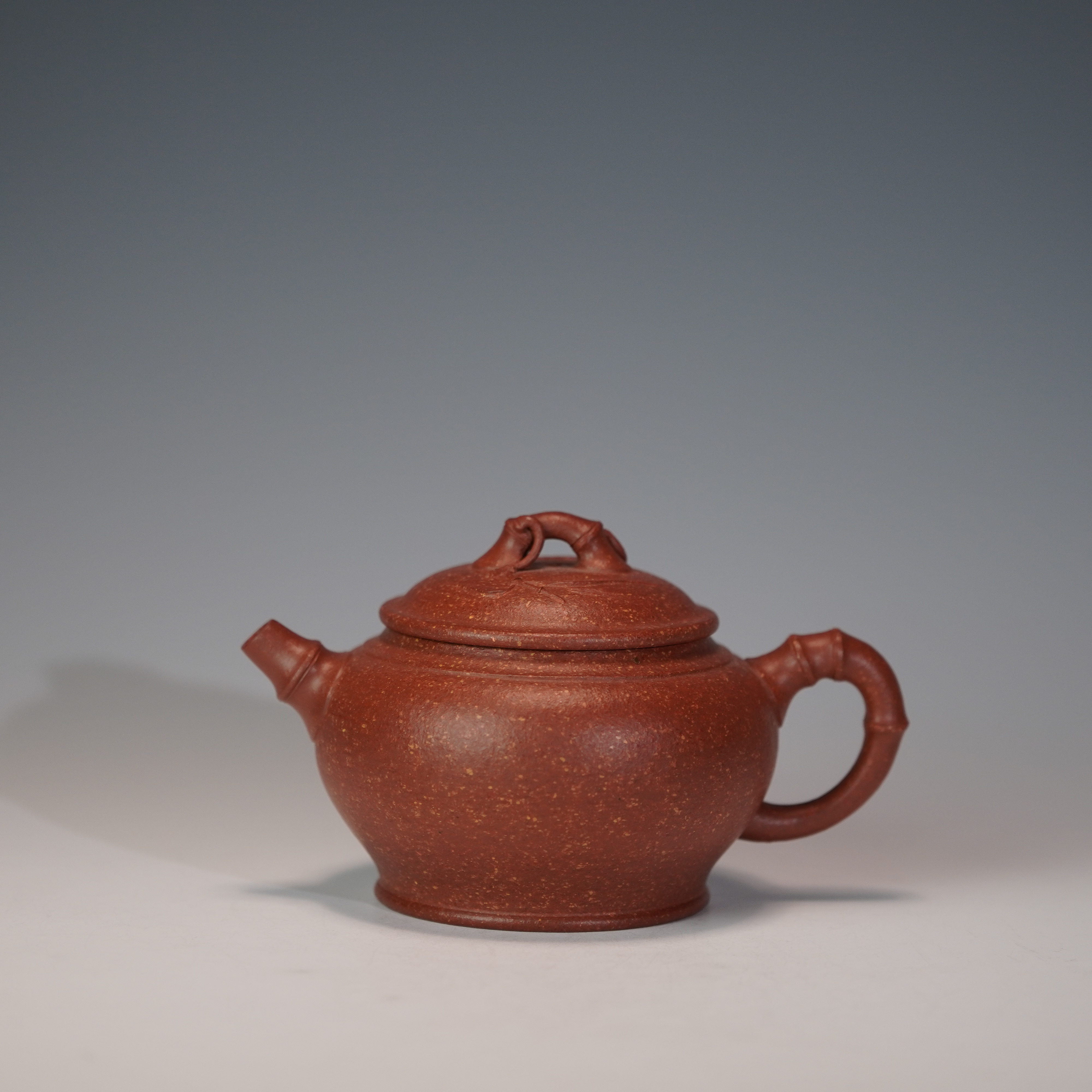 lot.21003 成进窑 红降坡竹段壶 220cc