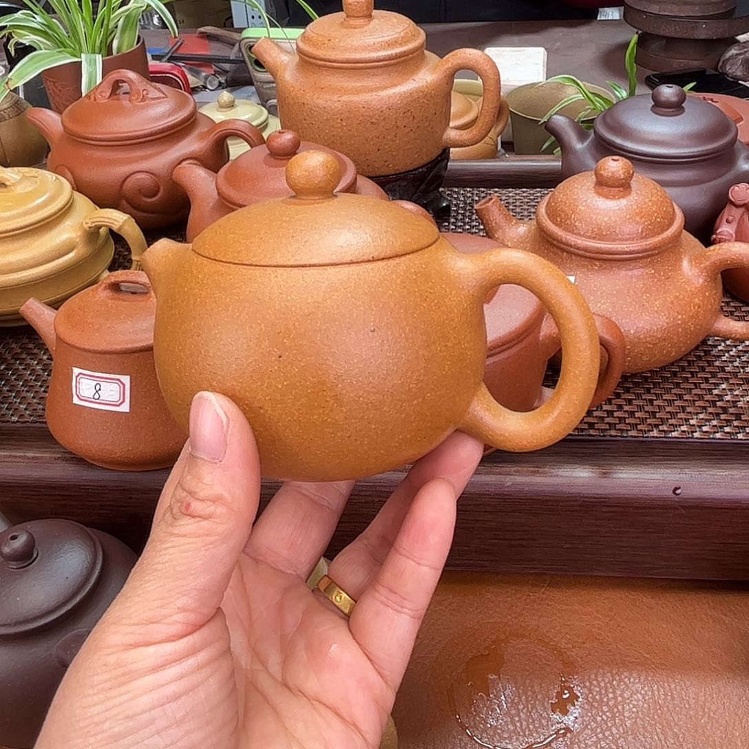 紫砂茶壶宜兴紫砂西施200