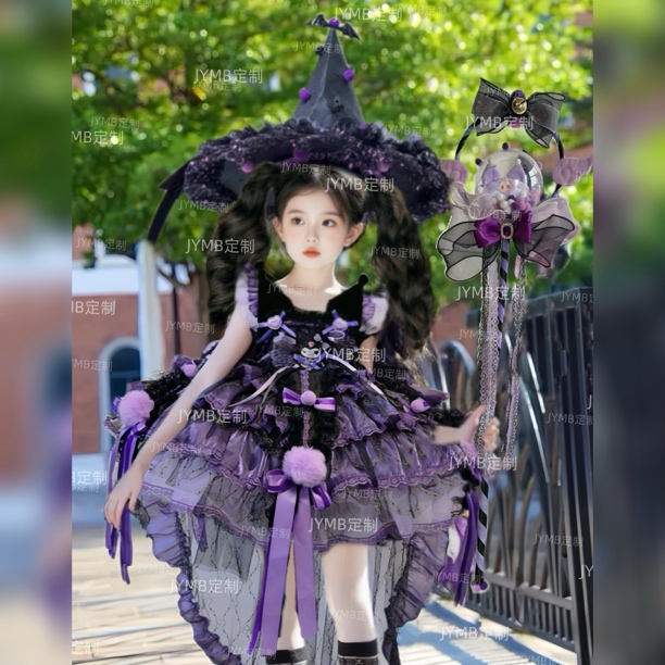 原创正版华丽洛丽塔库洛米花嫁万圣节服装女童cosplay生日礼服