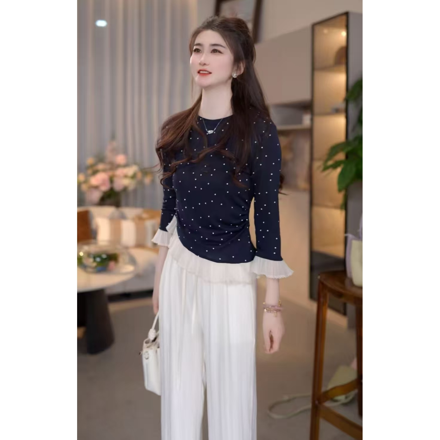 『繁星点点S』设计显瘦百搭时尚T恤863217