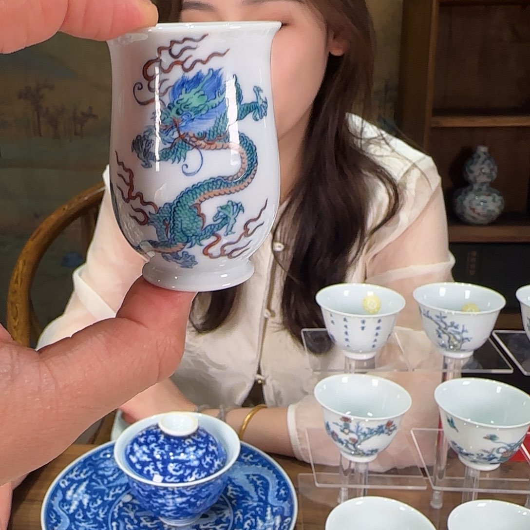 涂杏花窑精品茶器