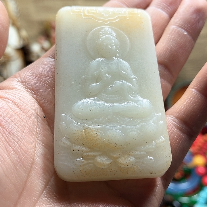 和田玉（糖玉）颈饰未镶嵌