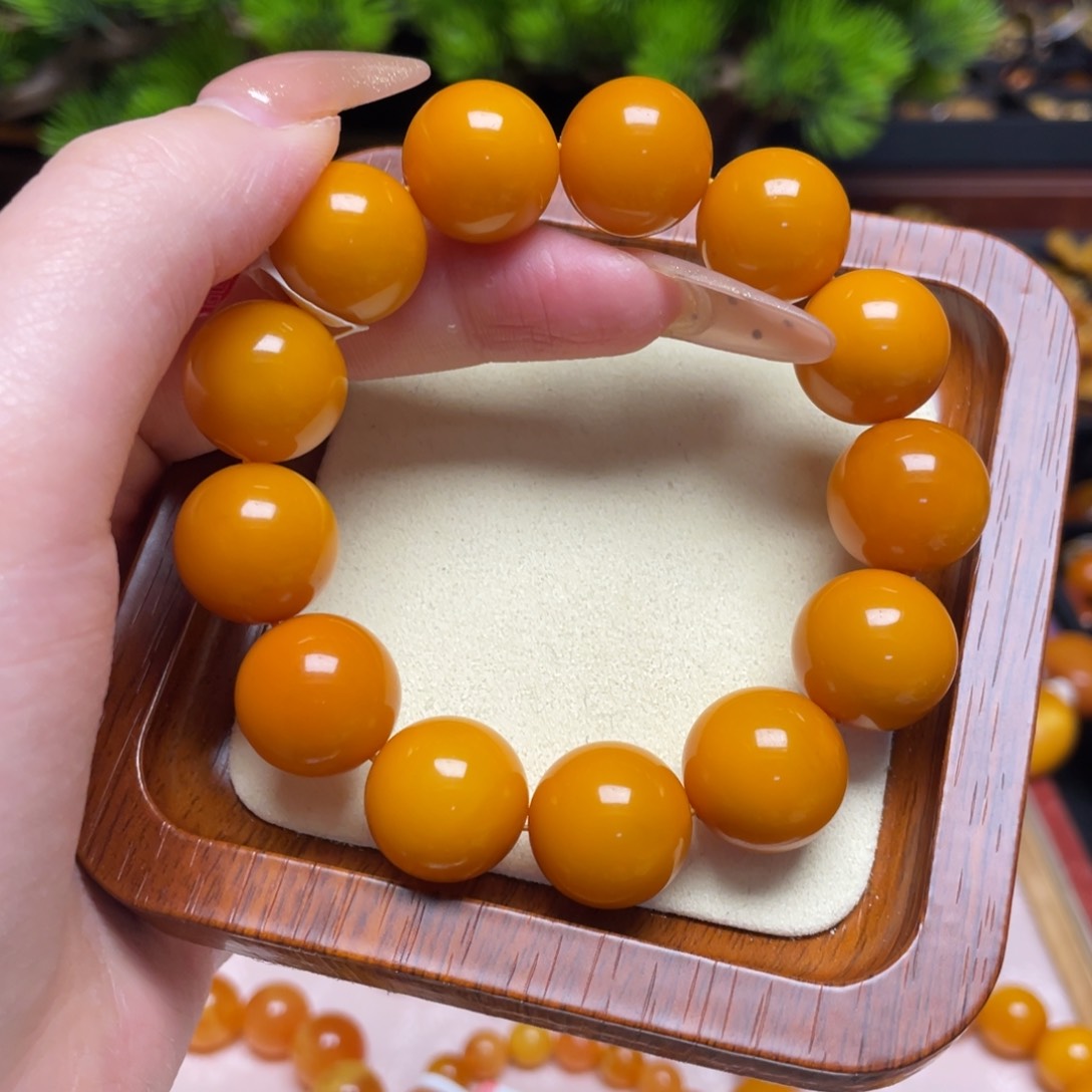 蜜蜡手链未镶嵌手串