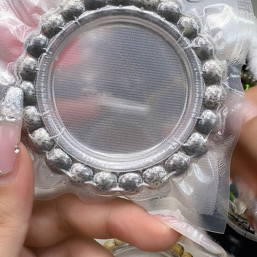 星月菩提手串10傲世黑灰星月菩提10桶单圈