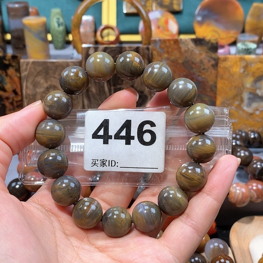 硅化玉天然北票硅化玉手串未镶嵌天然北票硅化玉手串