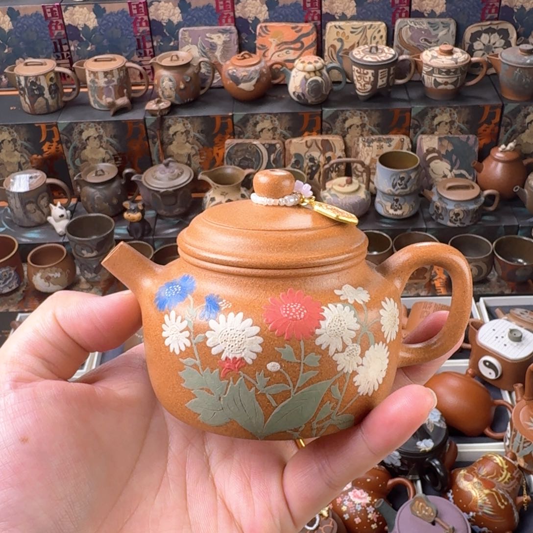 茶壶紫砂150cc原矿精工半手