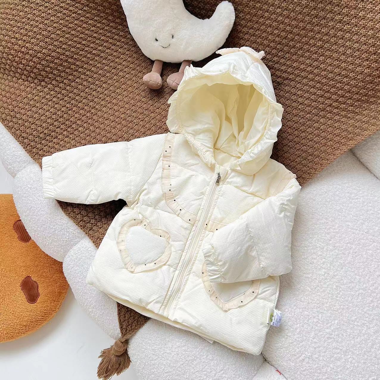 【现货】MD301冬季儿童羽绒服外套女童连帽保暖冬装