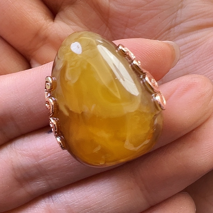 蜜蜡颈饰未镶嵌蜜蜡