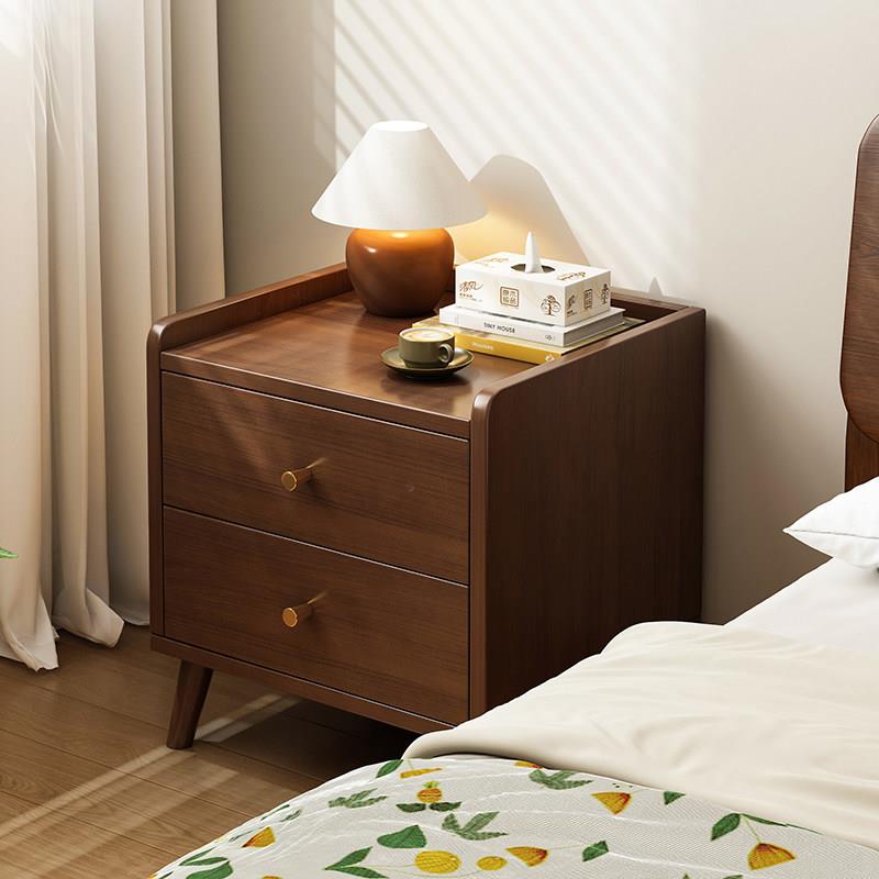【降价促销】实木床头柜家用卧室2025新款高级感收纳柜现代简约小