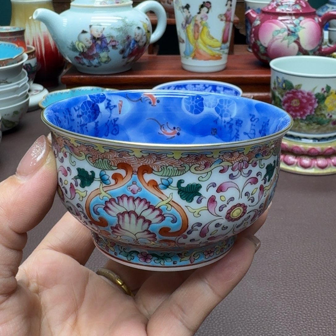 瓷片景德镇仿古手工制作精品展示