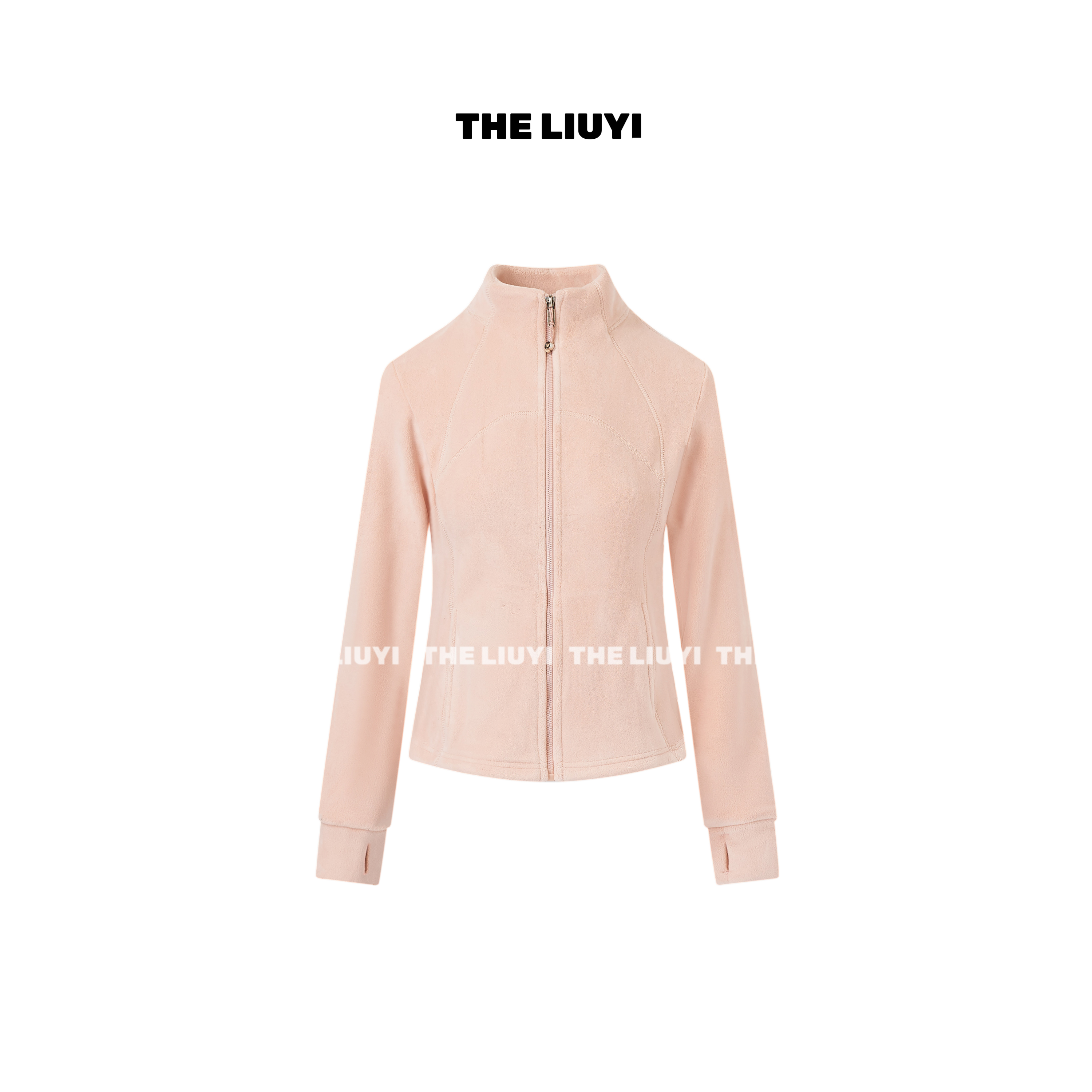 【LIUYI】小蛮腰～冬季立领双面绒修身显瘦保暖拉链外套510251