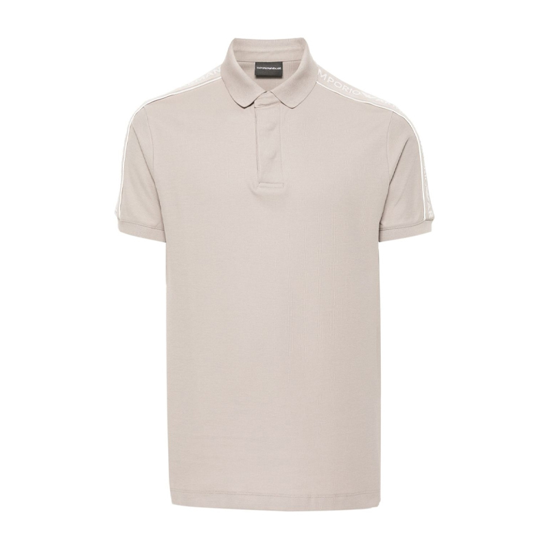 未使用 EMPORIO ARMANI/安普里奥·阿玛尼 字母徽标棉质短袖polo衫