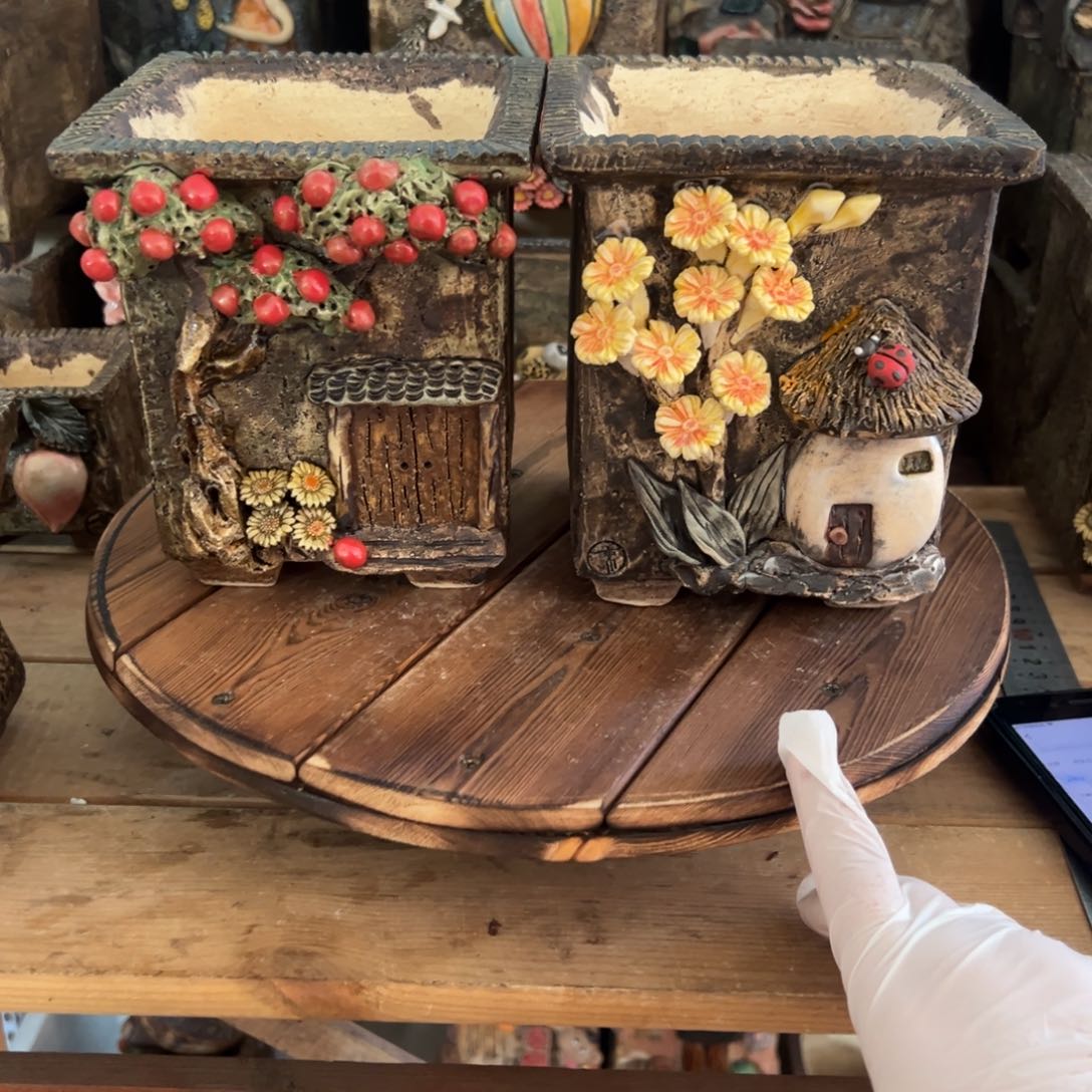 红陶用****5青藤多肉花盆