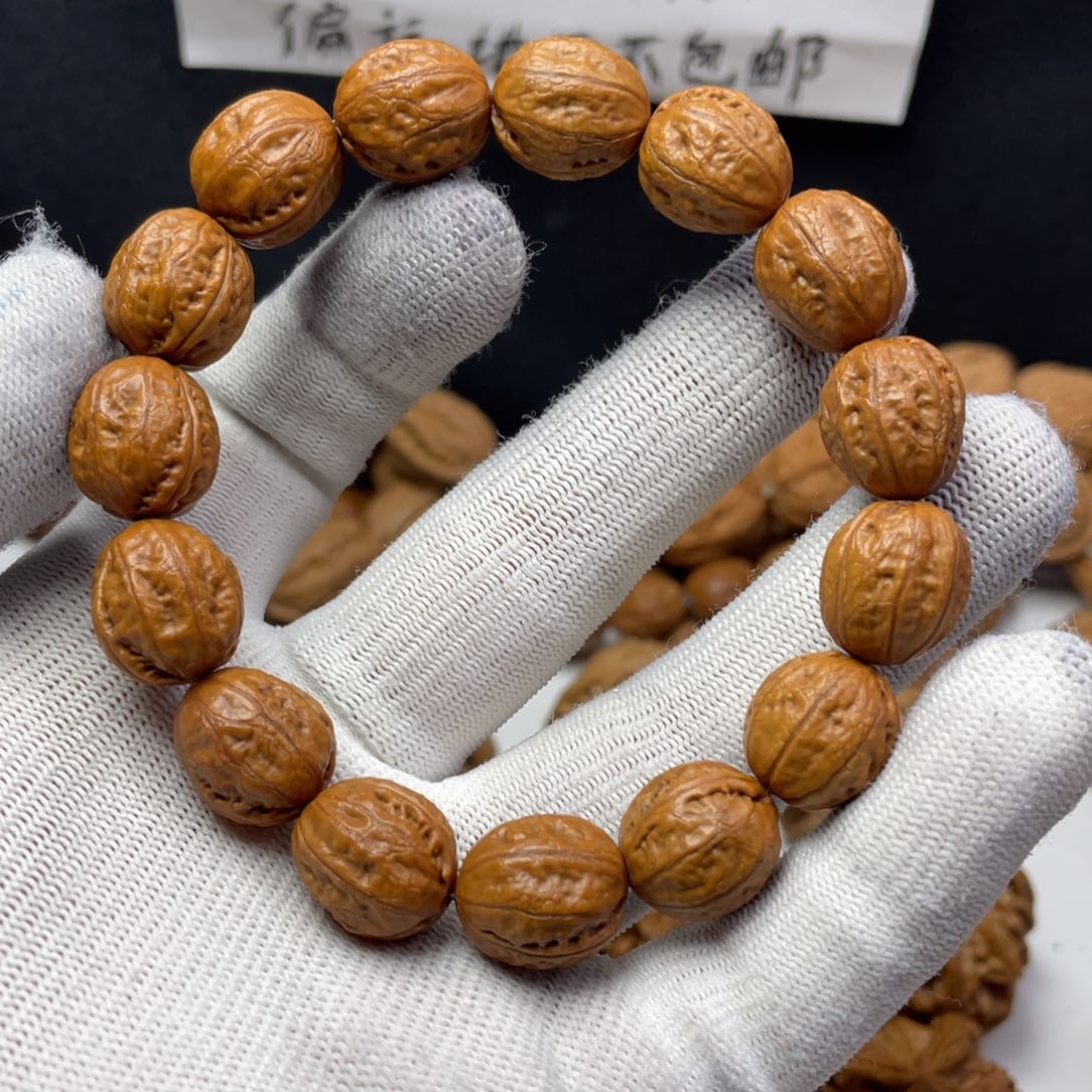 文玩核桃把件14小枣原皮原色