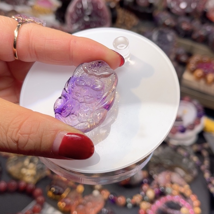 水晶颈饰未镶嵌订制