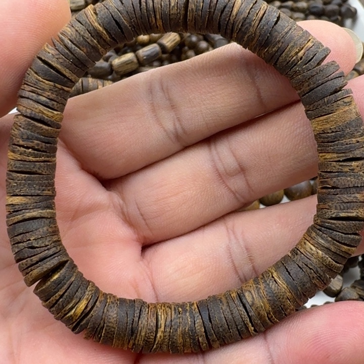 沉香手串金沙叶手串9克加