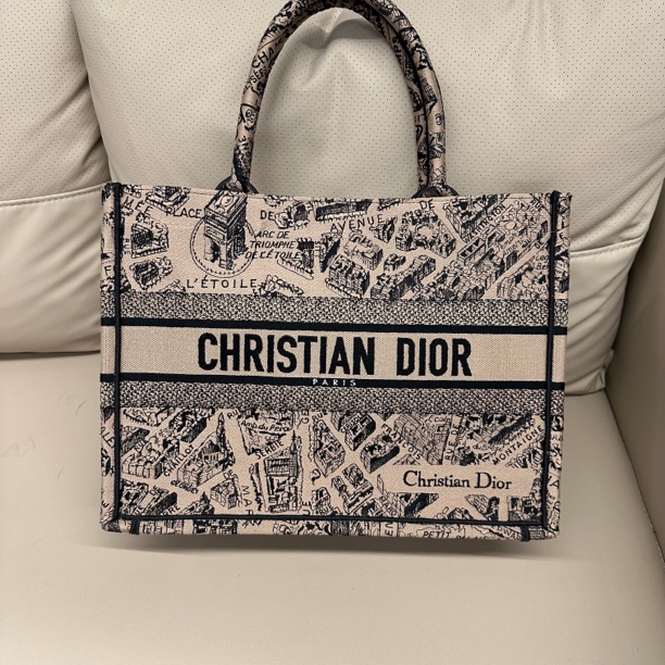 95新 DIOR/迪奥 D010/Dior中号托特手提包