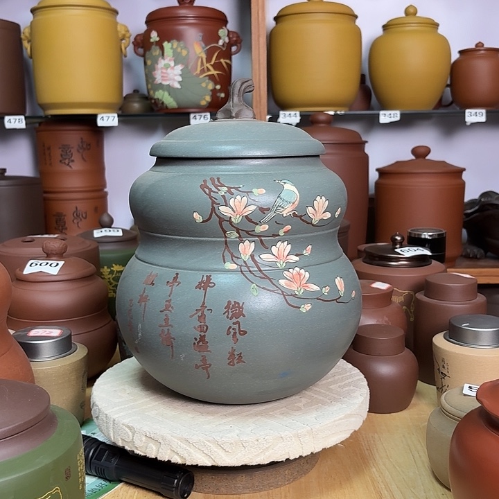 茶叶罐紫砂三斤茶叶罐075