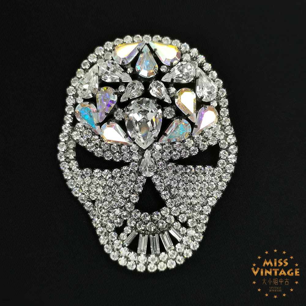 B&W藏级冰糖skull胸针[2507091-080]