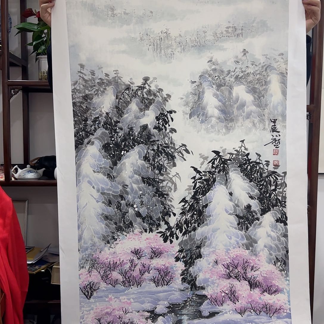 国画艺术家的作品