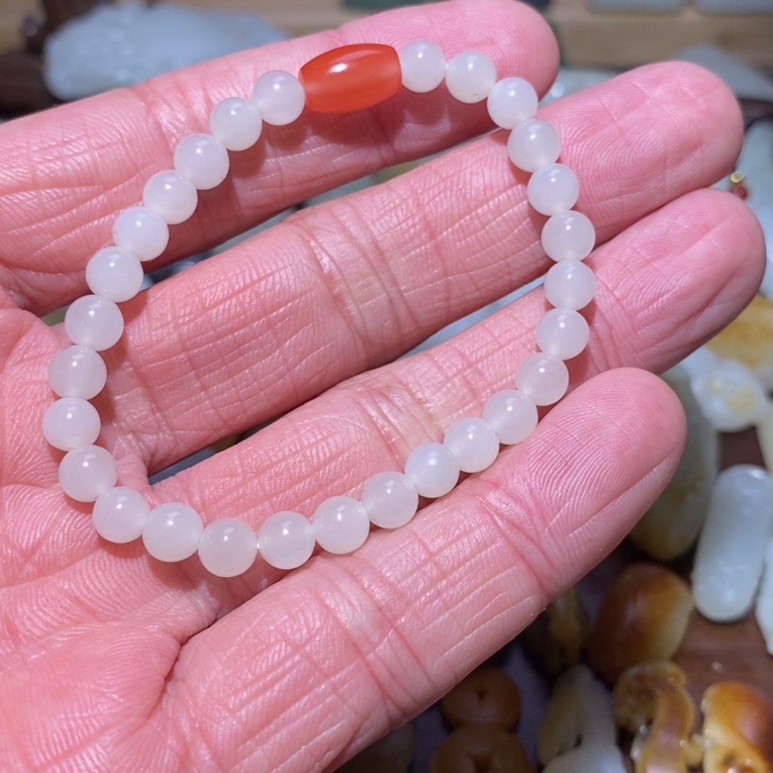 和田玉套链未镶嵌