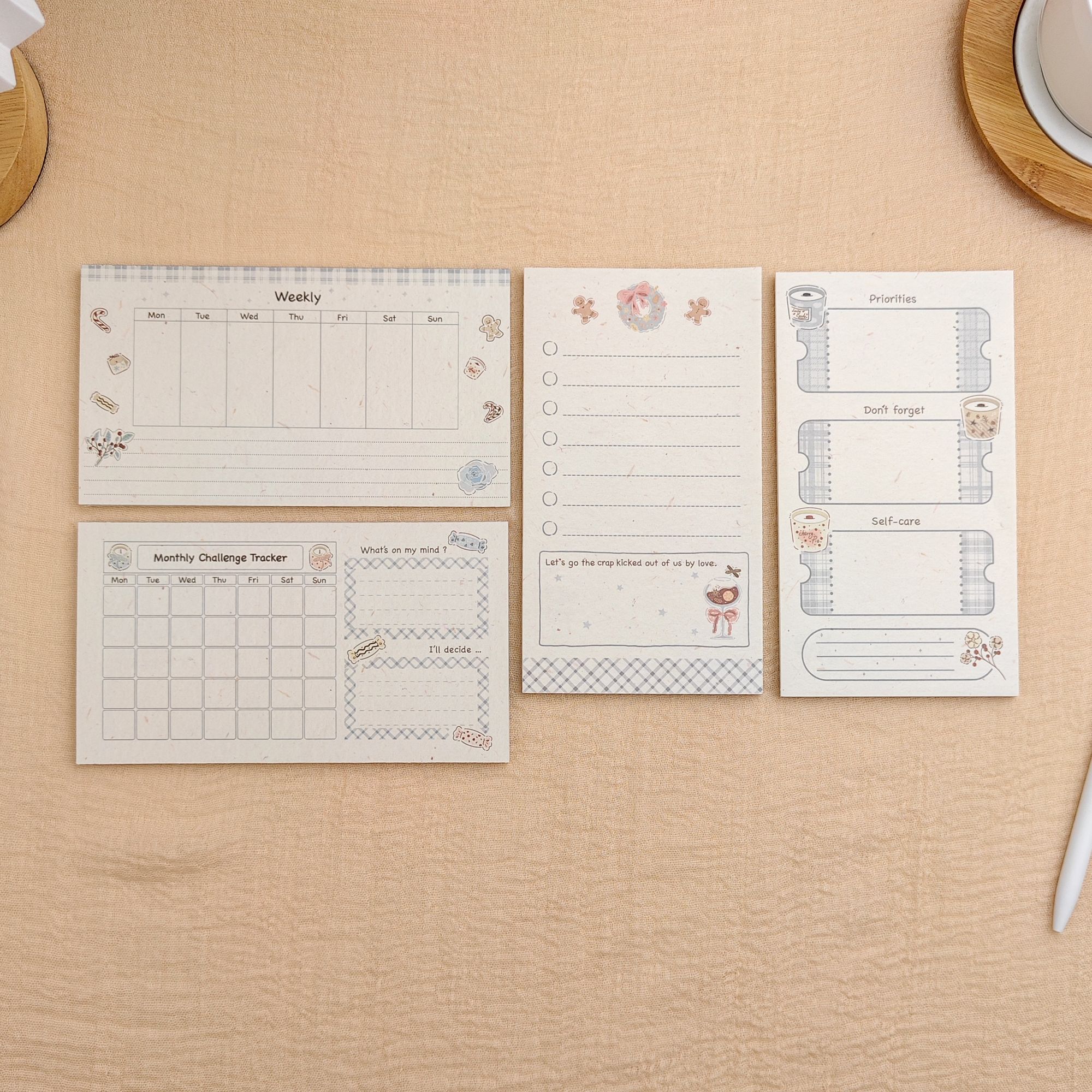 A6p【糖果姜饼人】120高质纸双面印刷 40张