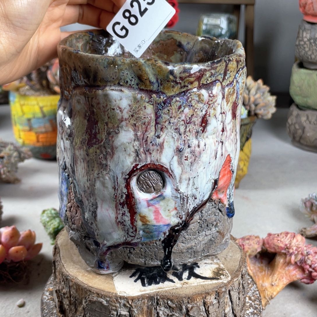 紫砂花盆开播福利 陶瓷花盆