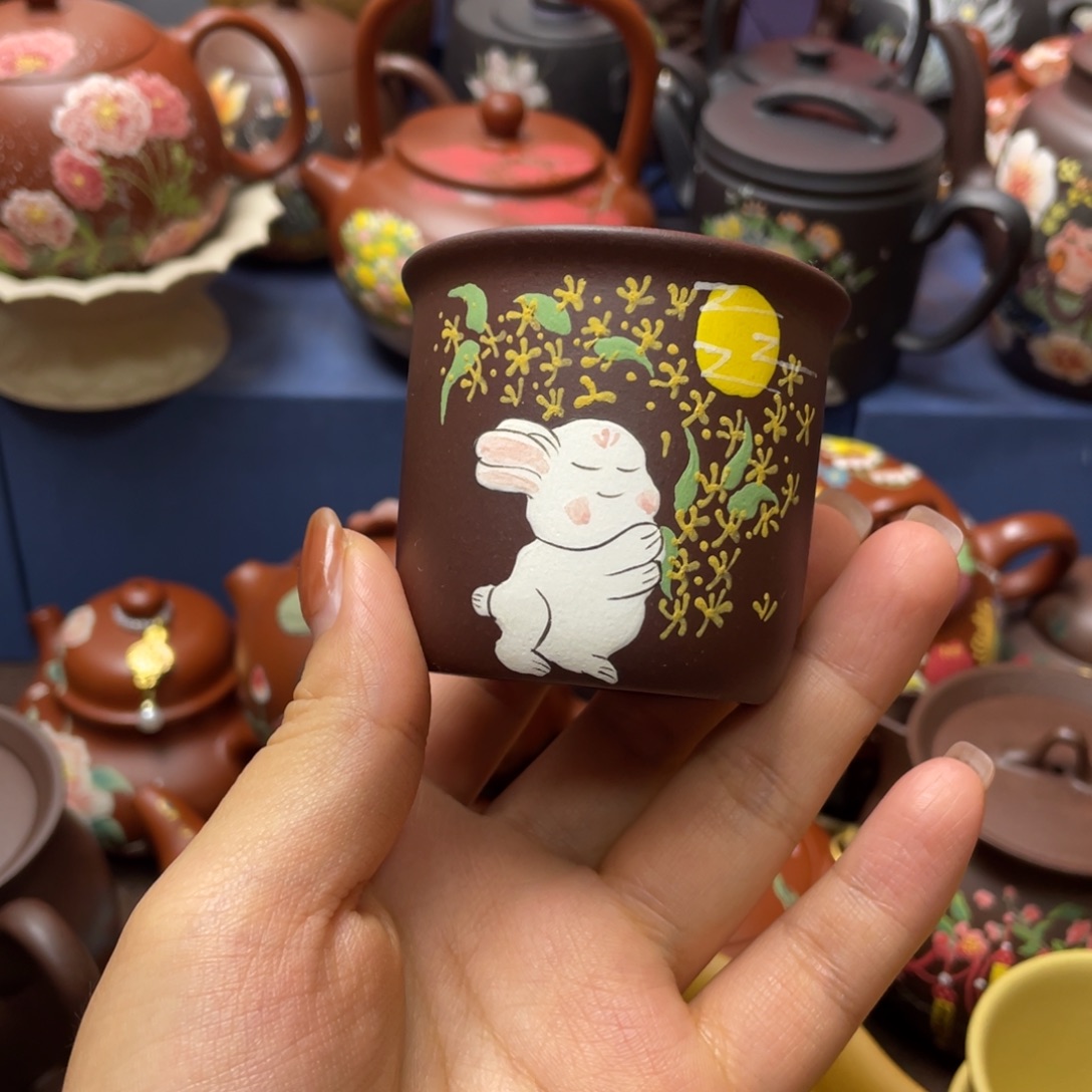 紫砂茶杯紫砂主人杯100cc