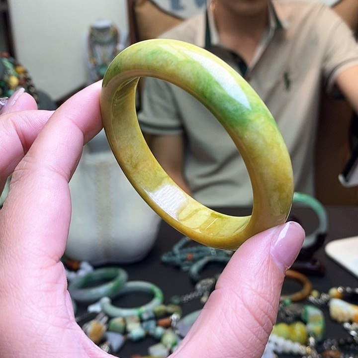 安***喜翡翠未镶嵌颈饰手镯800