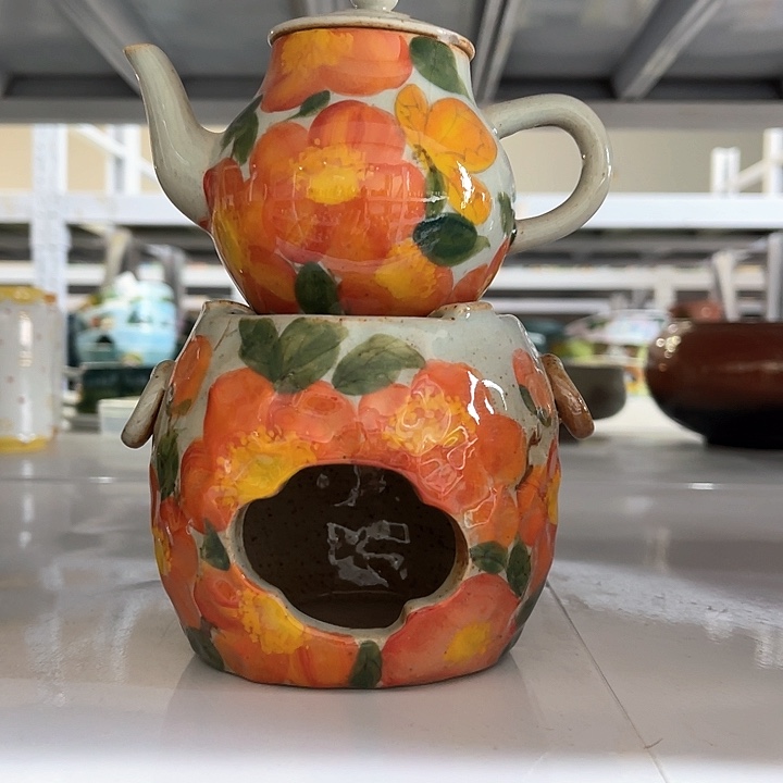 陶景德镇釉下手绘陶瓷 