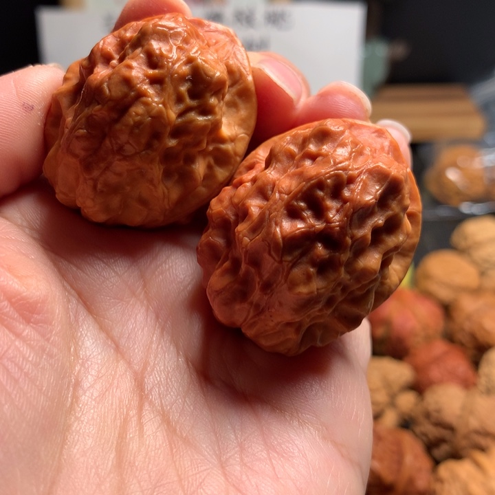 吊坠文玩核桃七彩貔貅蟾40尺寸