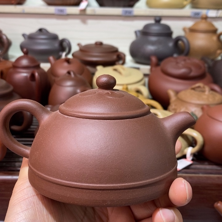 紫***木茶壶紫砂微瑕处理一把