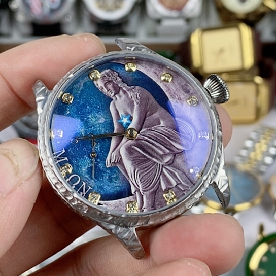 钢金属合金人工动能机芯