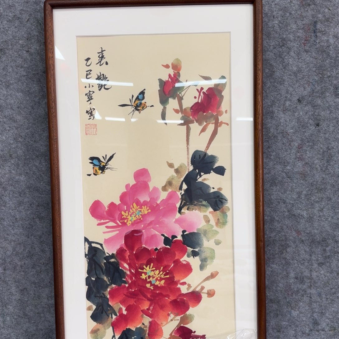 国画艺术家真人手绘