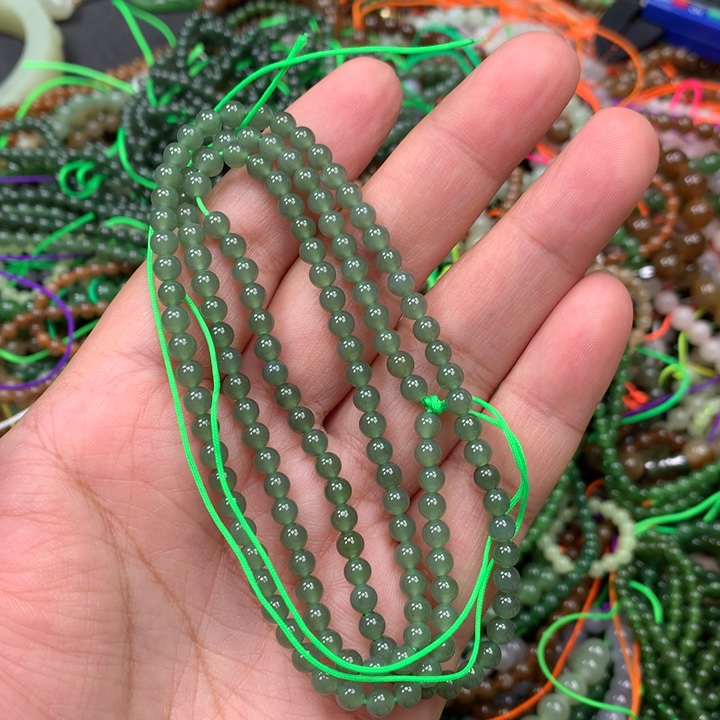 和田玉未镶嵌手链43