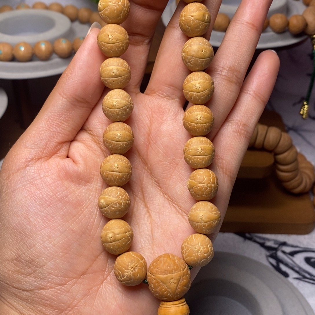 凤眼菩提吊坠手串