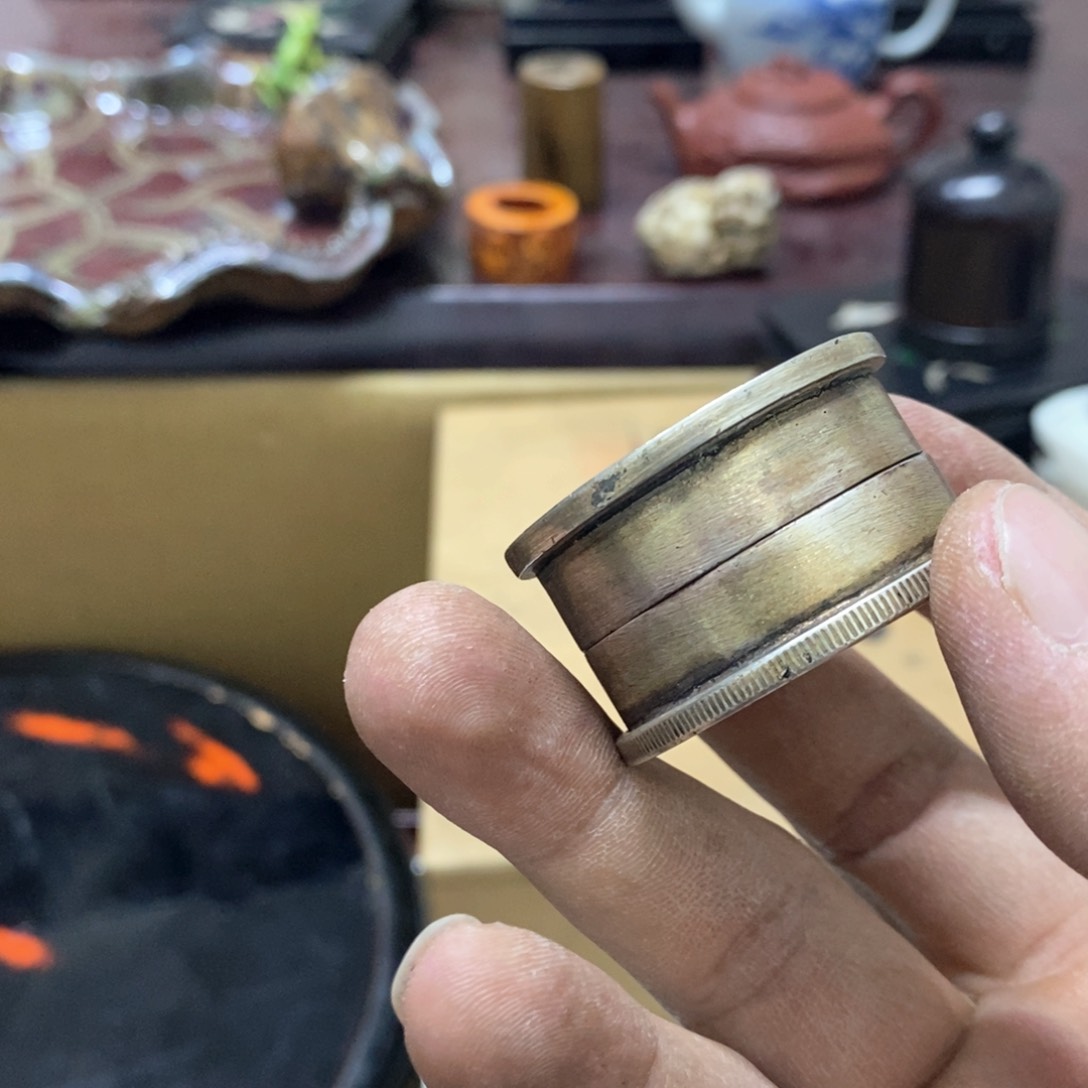 茶盏青*密胺手绘陶瓷杯子