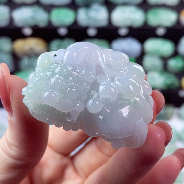 翡翠颈饰未镶嵌天然