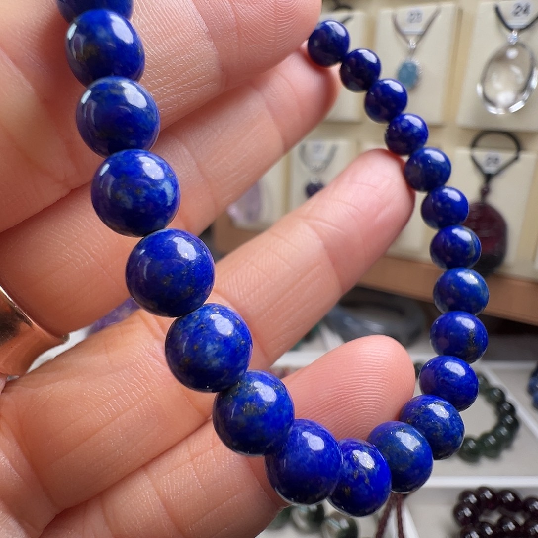 青金石未镶嵌手链天然青金石