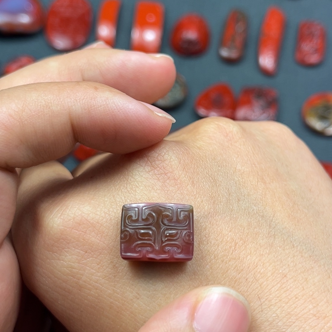 南红玛瑙未镶嵌吊坠